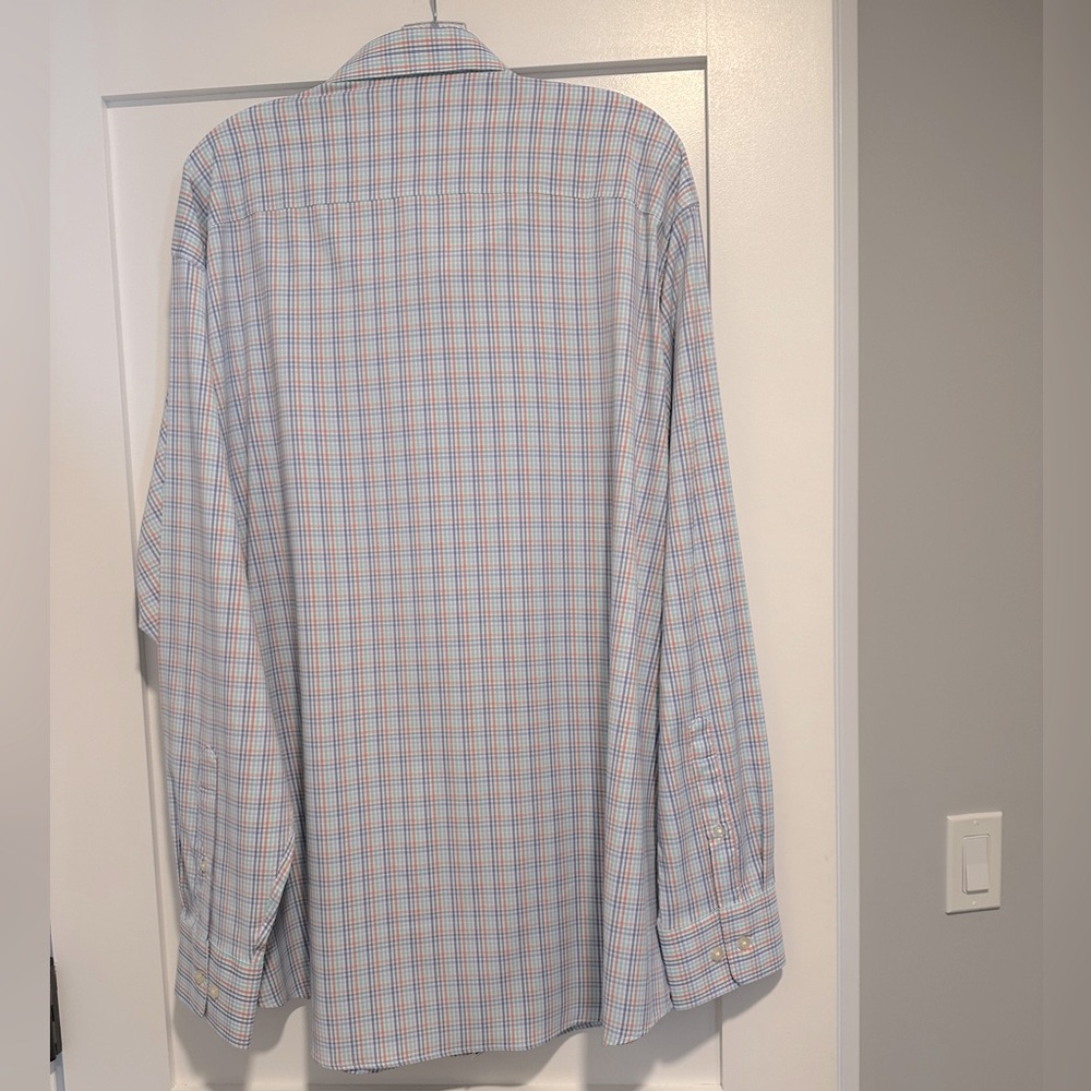 Peter Millar Long Sleeve, Button Down, Summer Comfort, Size XXL NWOT - Picture 2 of 6